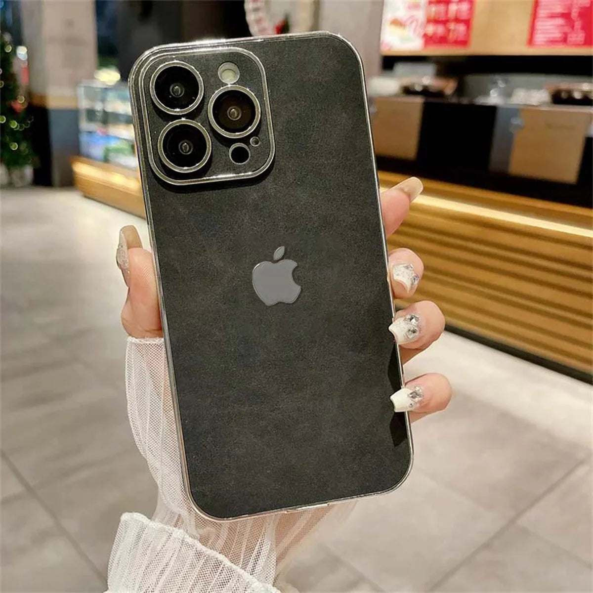 Electroplated Lambskin Protective Case