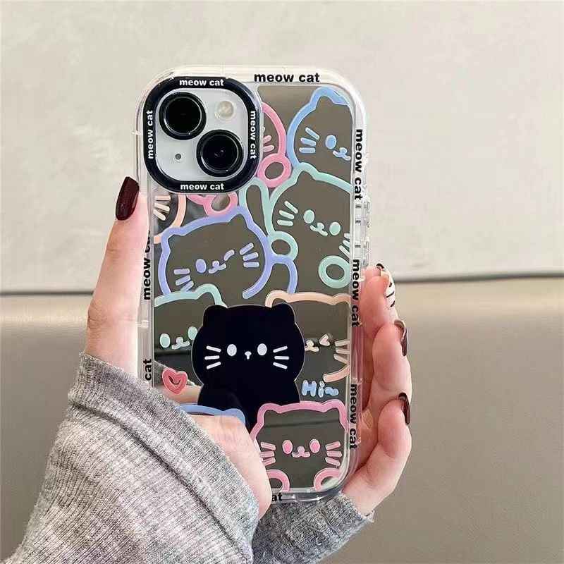 Cat Mirror Plating Case -iPhone