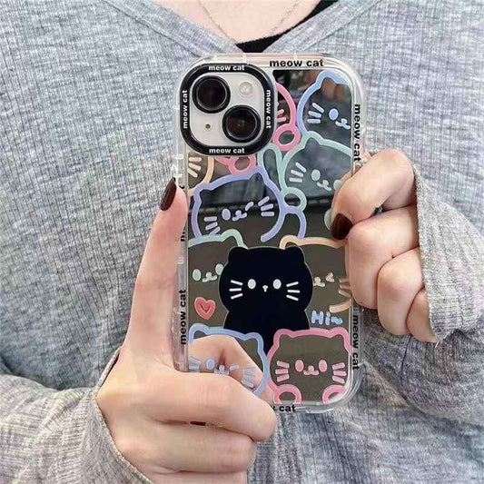 Cat Mirror Plating Case -iPhone