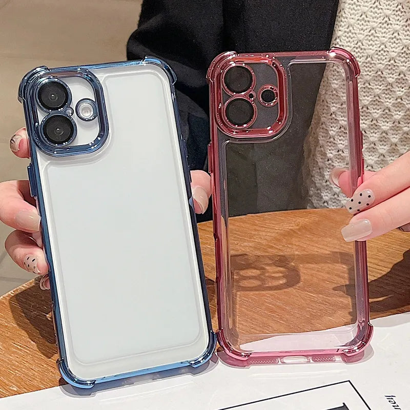 iPhone 16 Crystal Edge Transparent Bumper Case