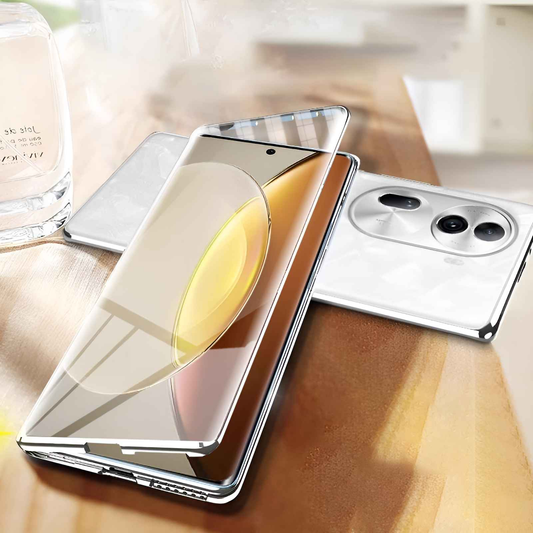 OPPO Reno11 Pro Double Sided Magnetic Metal Frame Case