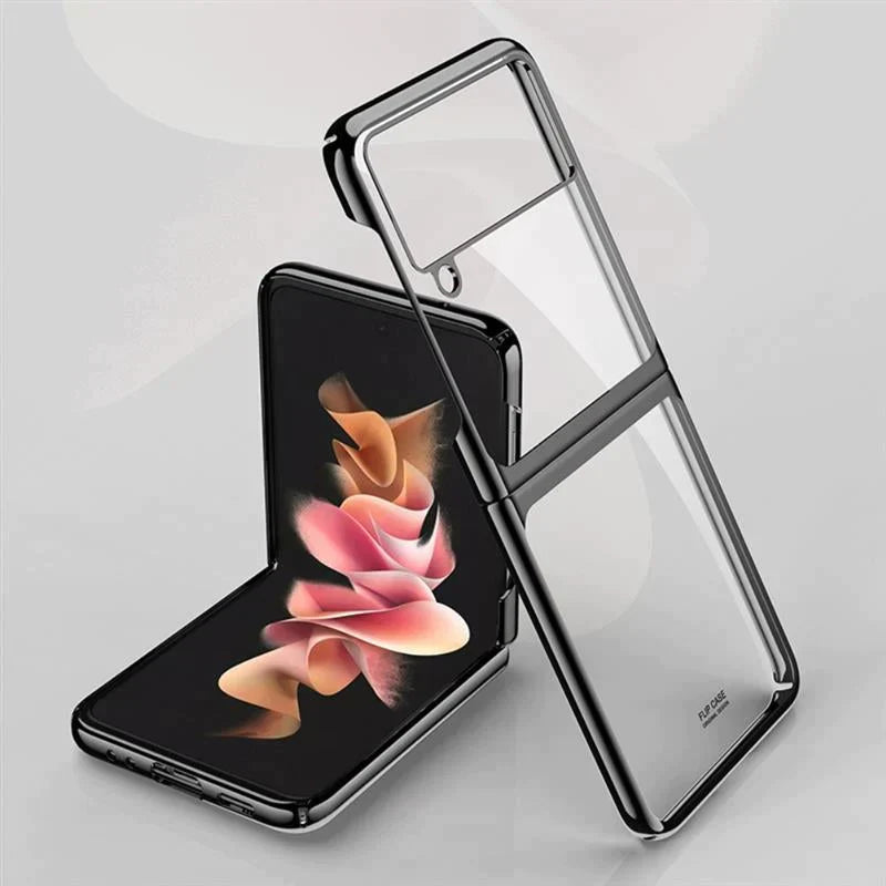 Galaxy Flip Series - Clear Transparent Phone Case