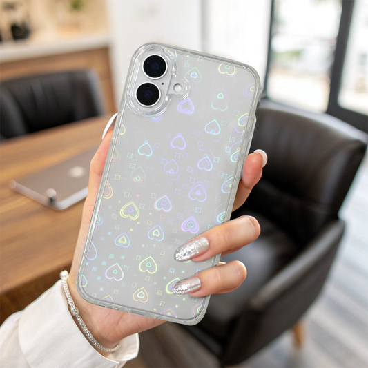 Laser Love Heart Case - iPhone