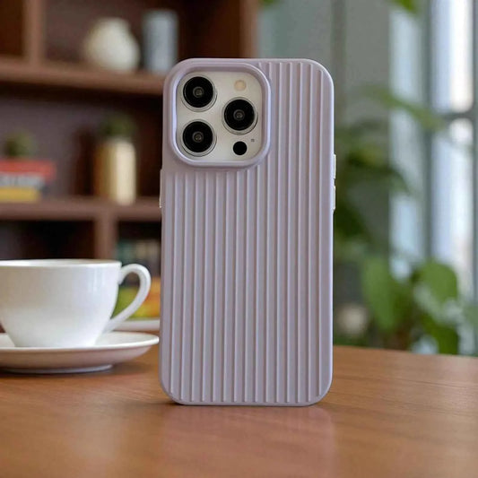 Macaron Ribbed iPhone Case