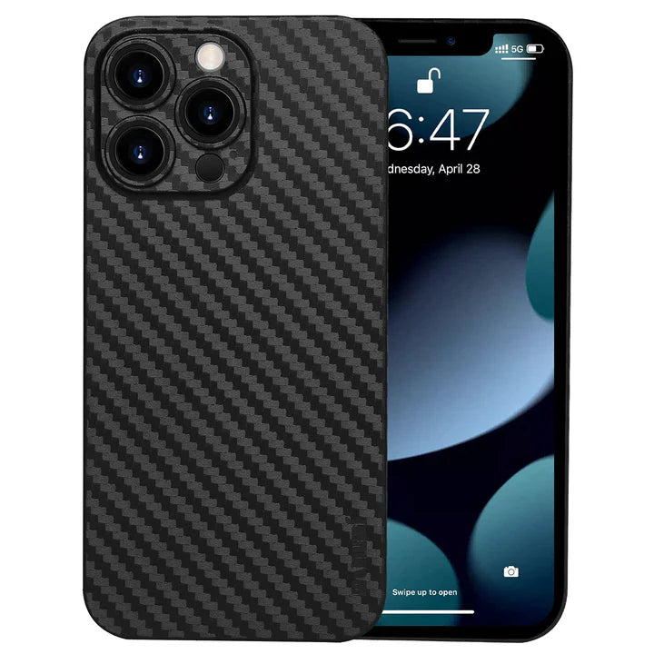 iPhone 14 Pro Max - Ultra Thin Carbon Fiber Texture Case