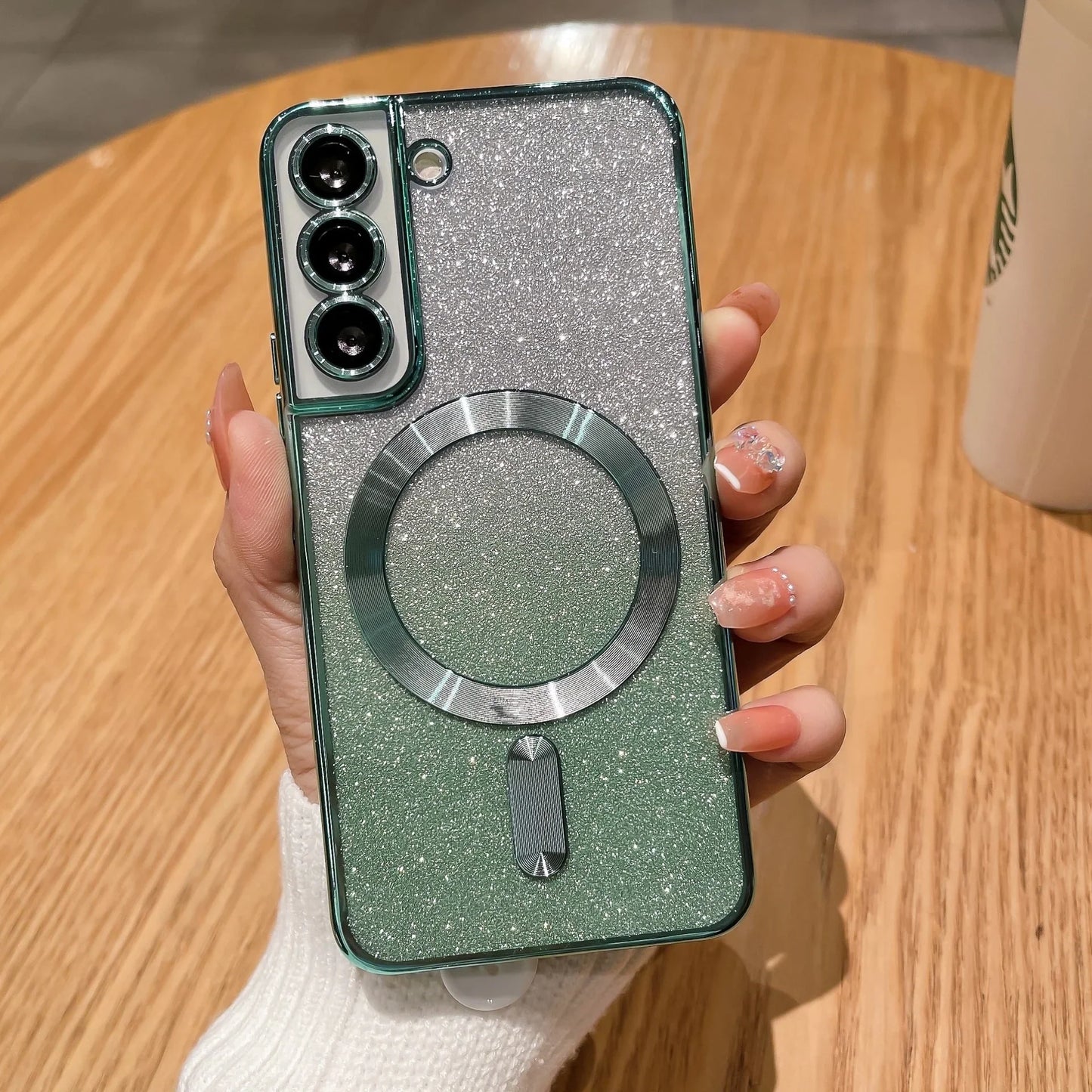 Galaxy S21 Series - Luxury Glitter Magsafe Case