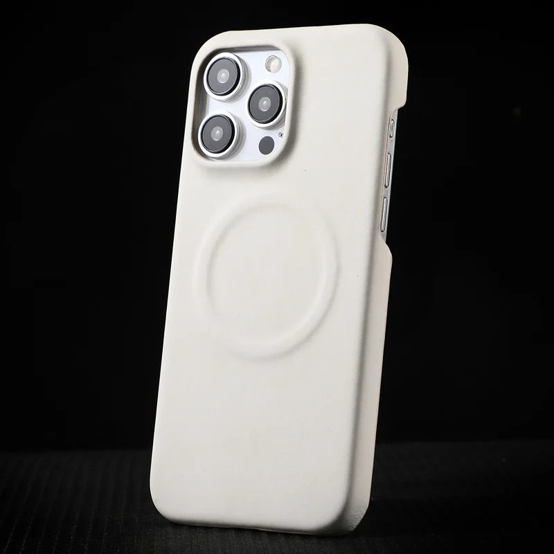 iPhone - LuxeSuede MagSafe Leather Case