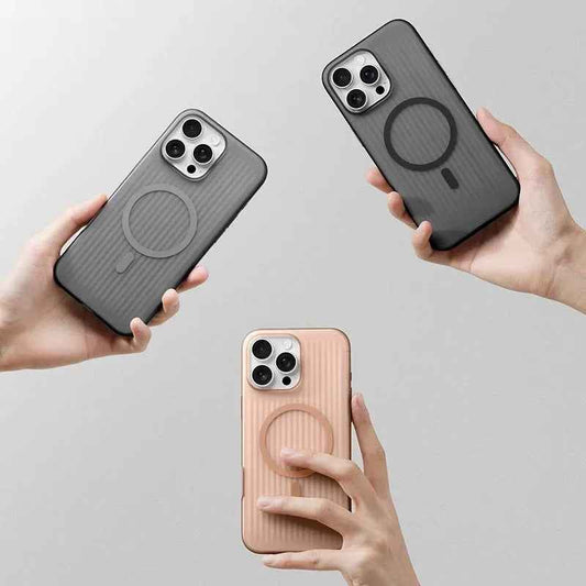 iPhone Series - Corrugated Pattern Magsafe Case