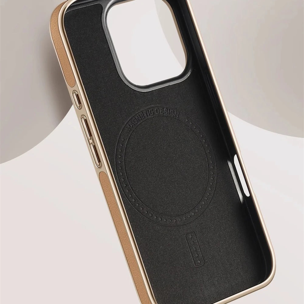 iPhone Series - LuxeFrame Leather Magnetic Case