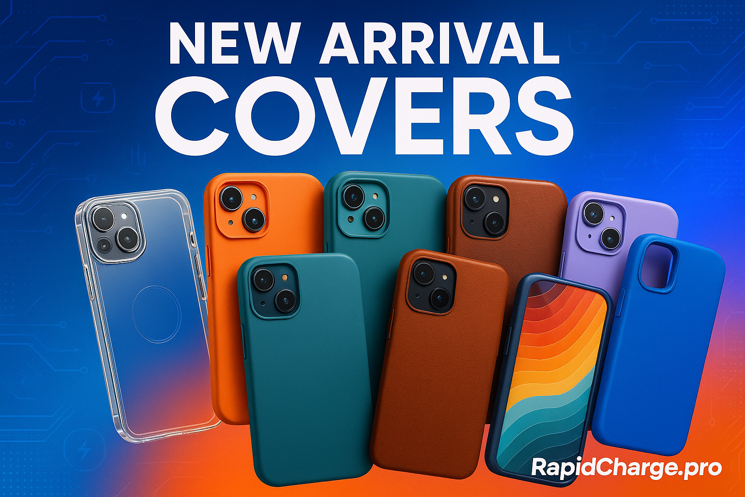 NEW ARIVAL COVERS BANNER OF RAPIDCHARGE.PRO DO SHOW NEW ARRIVAL COVERS FROM WEBSITE
