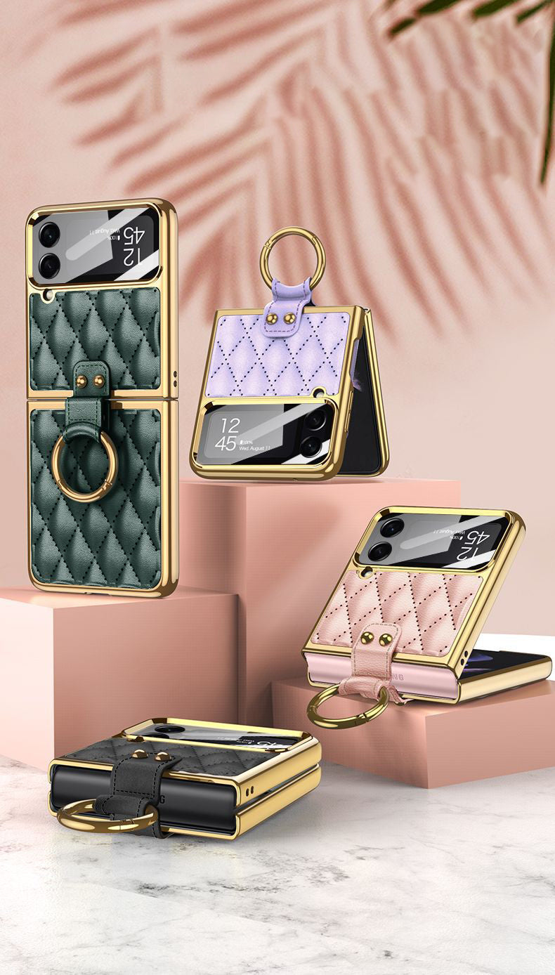 Galaxy Z Flip Series - Luxury Leather Case