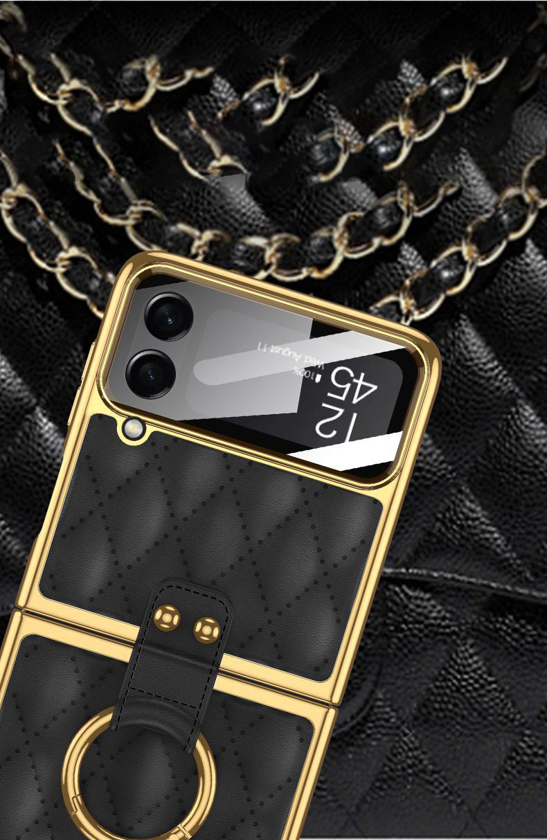 Galaxy Z Flip Series - Luxury Leather Case