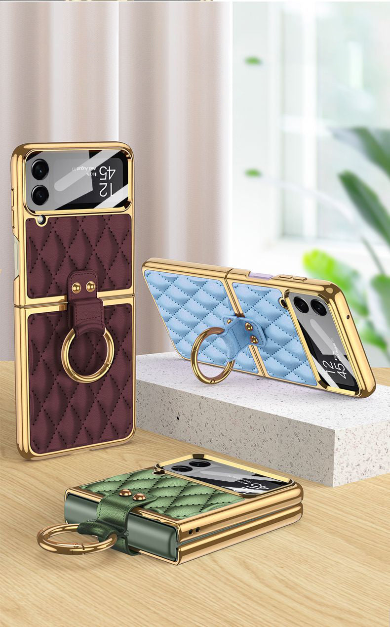 Galaxy Z Flip Series - Luxury Leather Case