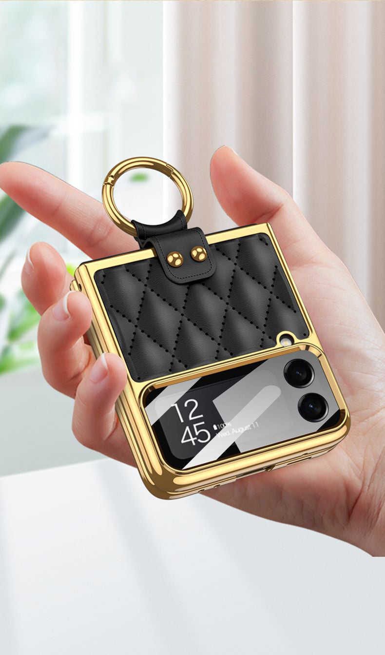 Galaxy Z Flip Series - Luxury Leather Case