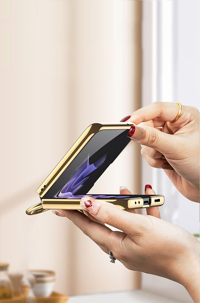 Galaxy Z Flip Series - Luxury Leather Case