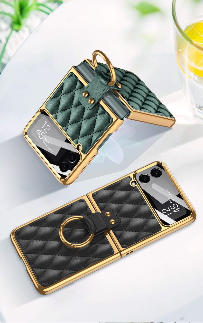Galaxy Z Flip Series - Luxury Leather Case