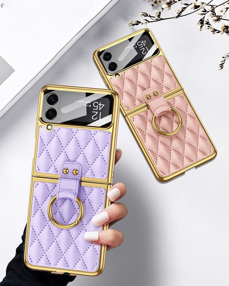 Galaxy Z Flip Series - Luxury Leather Case