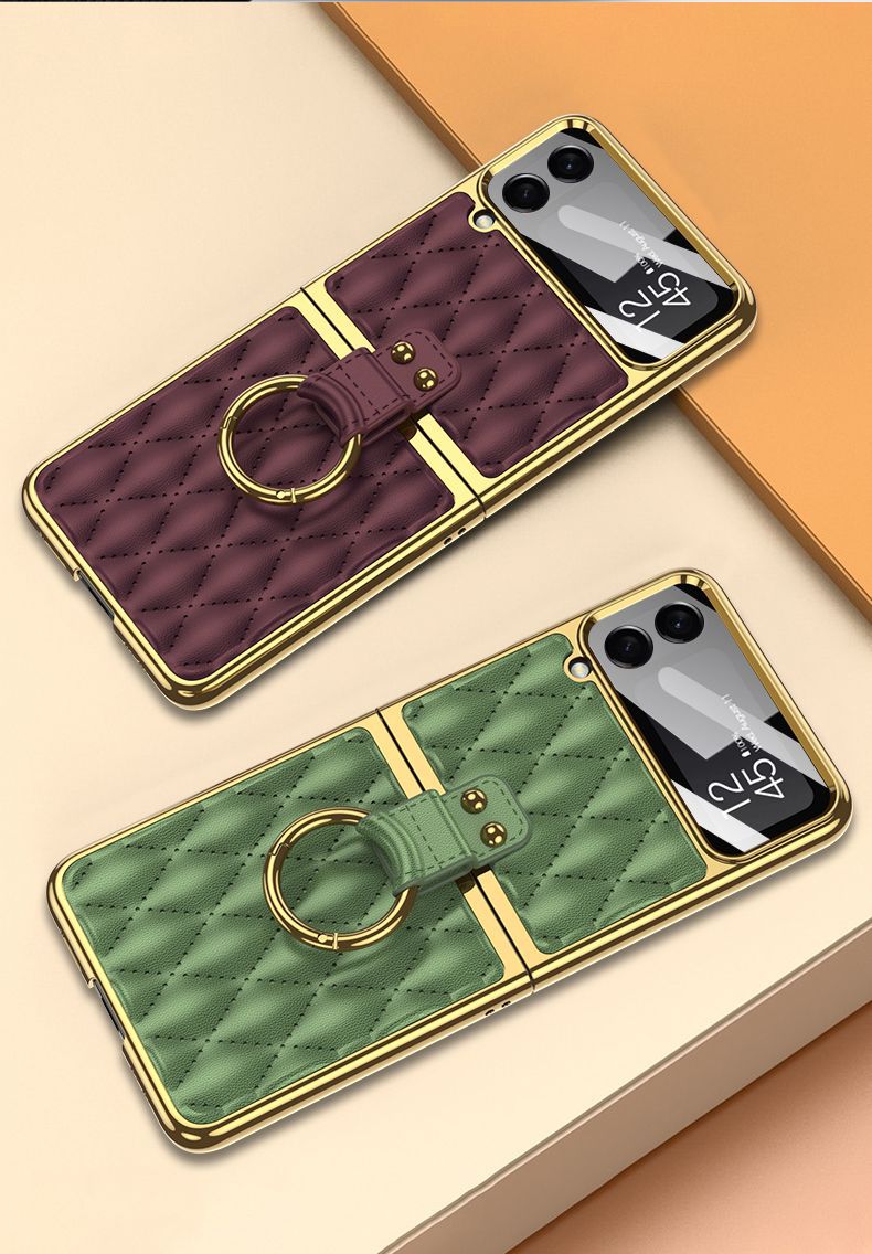 Galaxy Z Flip Series - Luxury Leather Case