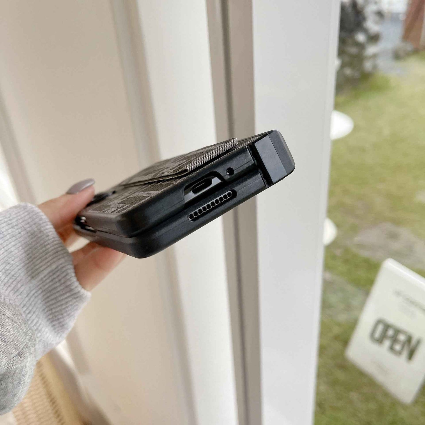 Galaxy Z Fold Series - Leather Wristband Case