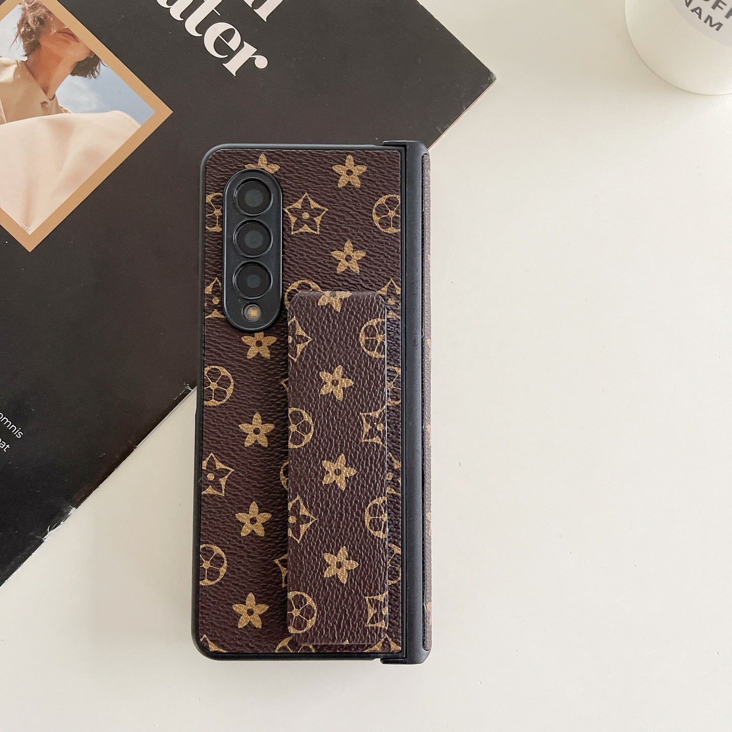 Galaxy Z Fold Series - Leather Wristband Case