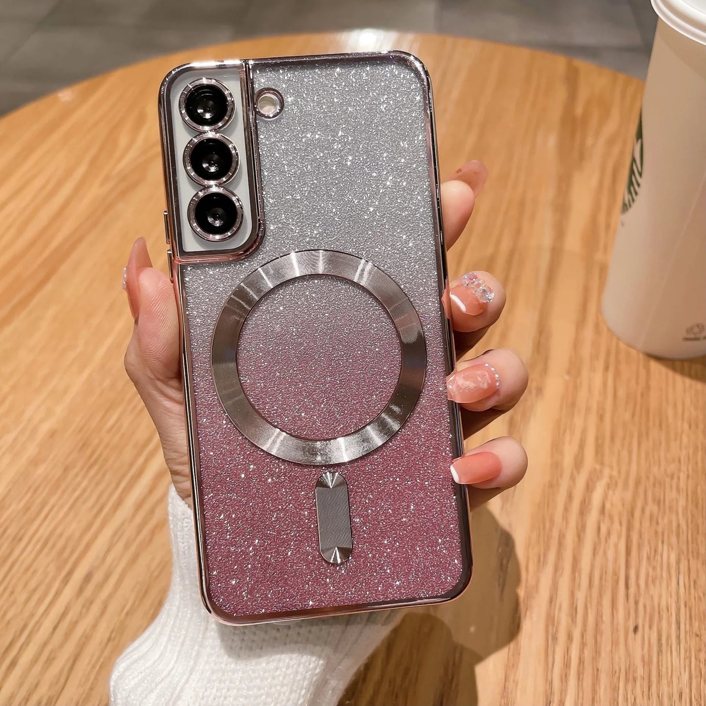 Galaxy S21 Series - Luxury Glitter Magsafe Case