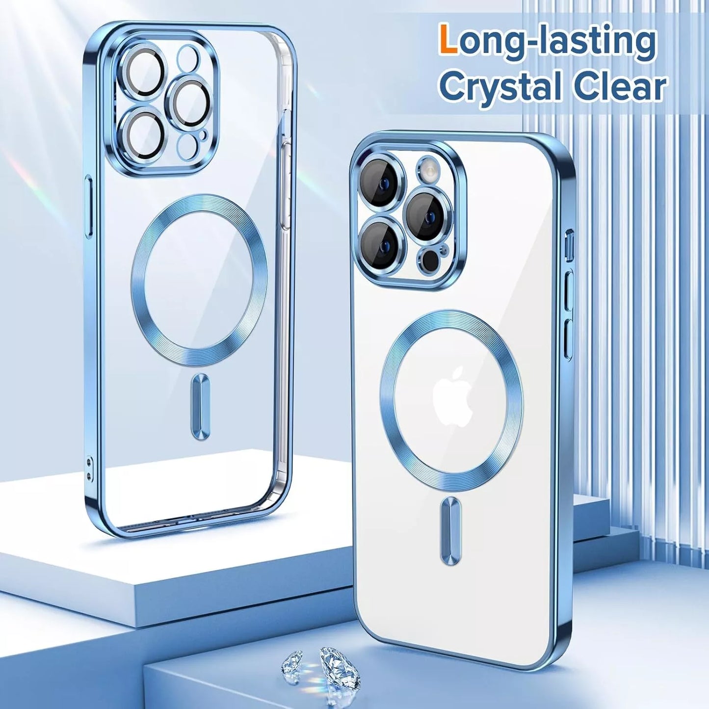 iPhone 16 Series - Electroplating Glitter MagSafe Case