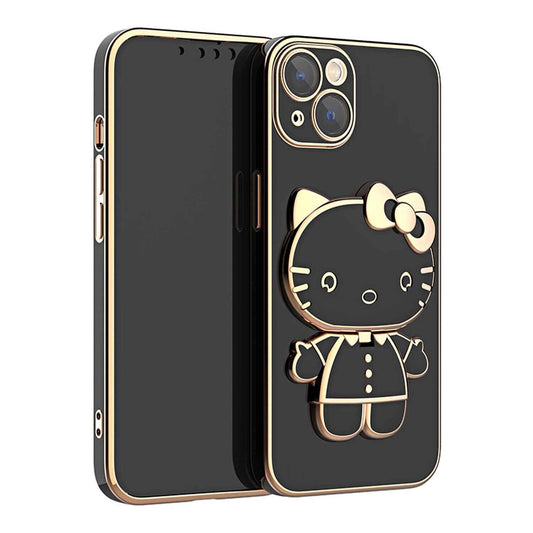 iPhone 14 Series - Mirror Kitty Socket Case