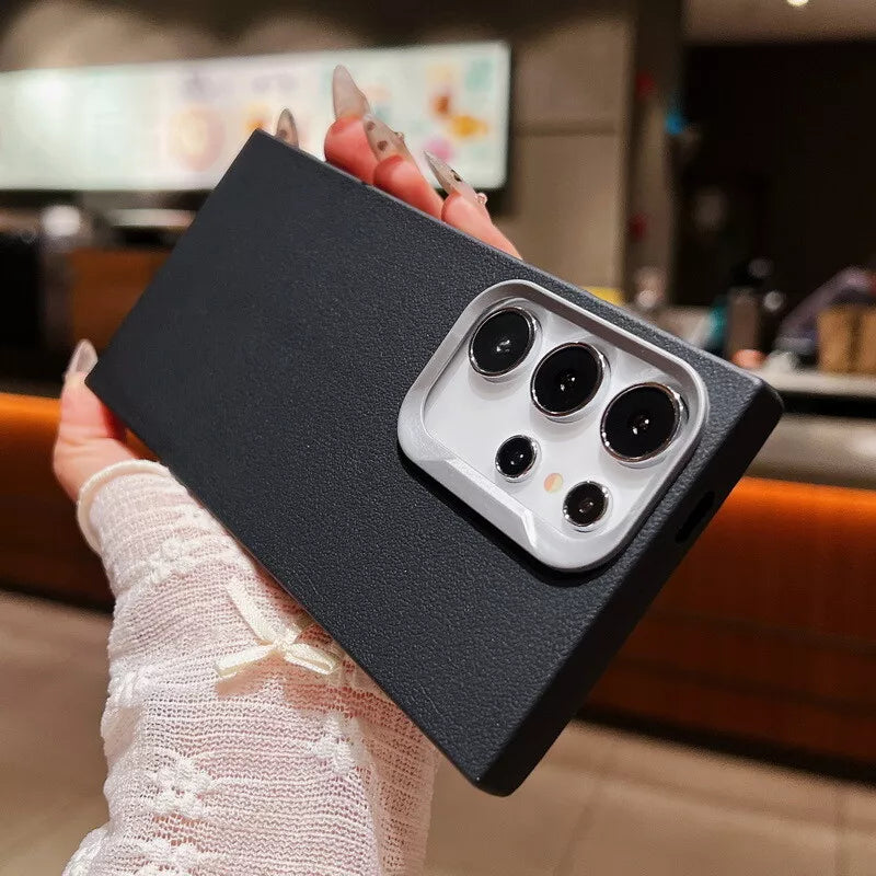 LuxeBlock Leather Armor Case