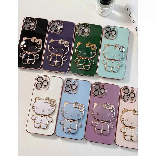 Mirror Kitty Stand Case