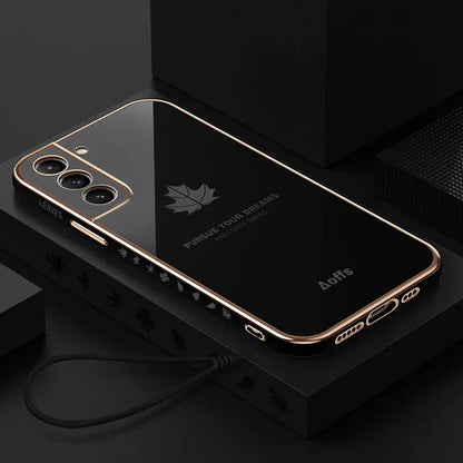 Galaxy S Series -  Electroplated Maple Leaf Case