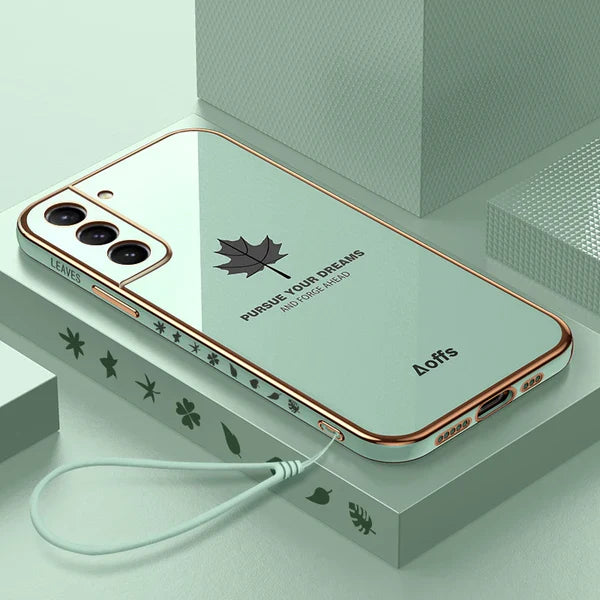 Galaxy S Series -  Electroplated Maple Leaf Case