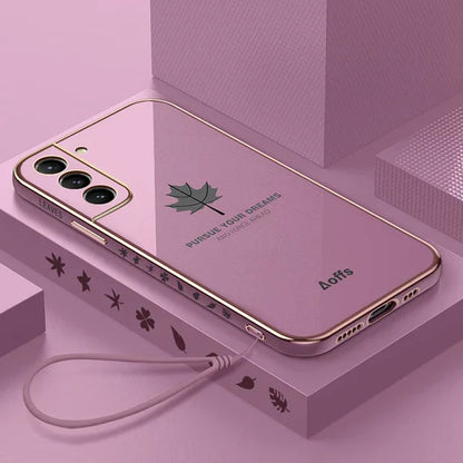 Galaxy S Series -  Electroplated Maple Leaf Case