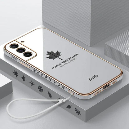 Galaxy S Series -  Electroplated Maple Leaf Case