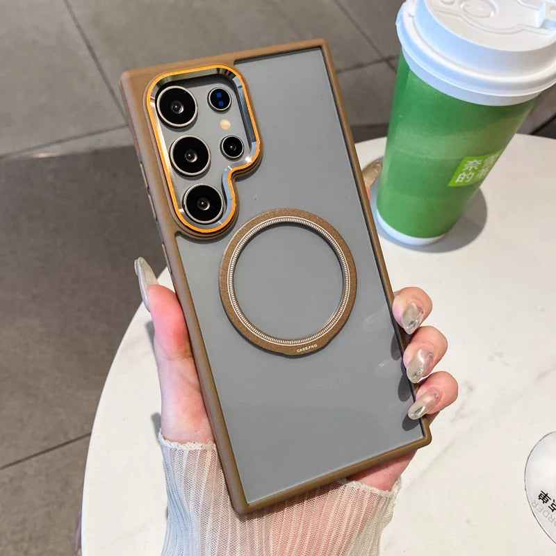 Royal Frame Transparent Case - Galaxy