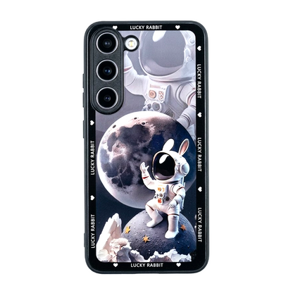 Galaxy S23 Series- Astronaunt Glass Phone Case