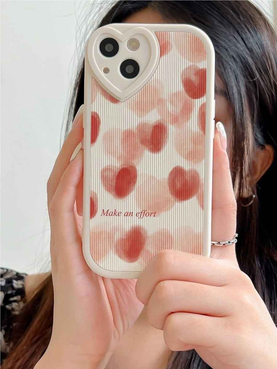 Watercolor Heart Case
