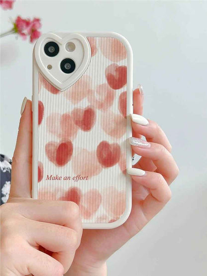 Watercolor Heart Case