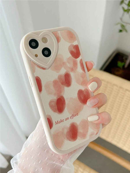 Watercolor Heart Case