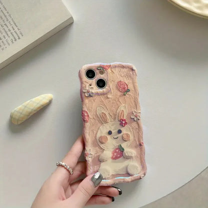 Twisted Frame Rabbit Case - iPhone