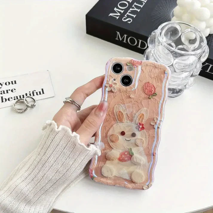Twisted Frame Rabbit Case - iPhone