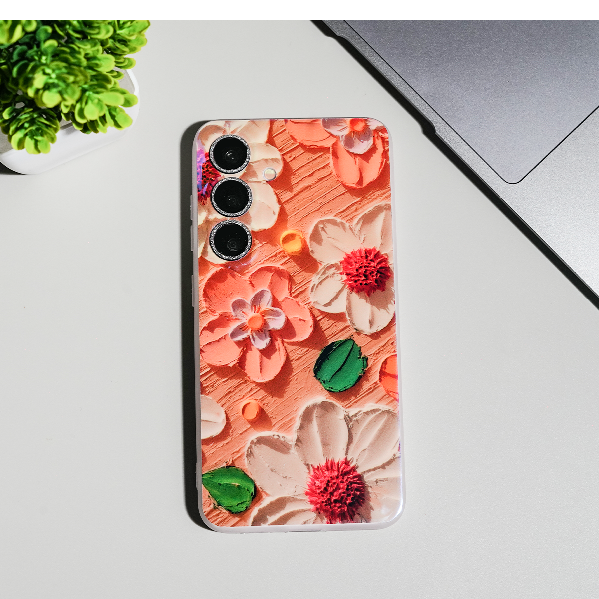 BloomGuard 3D Floral Case
