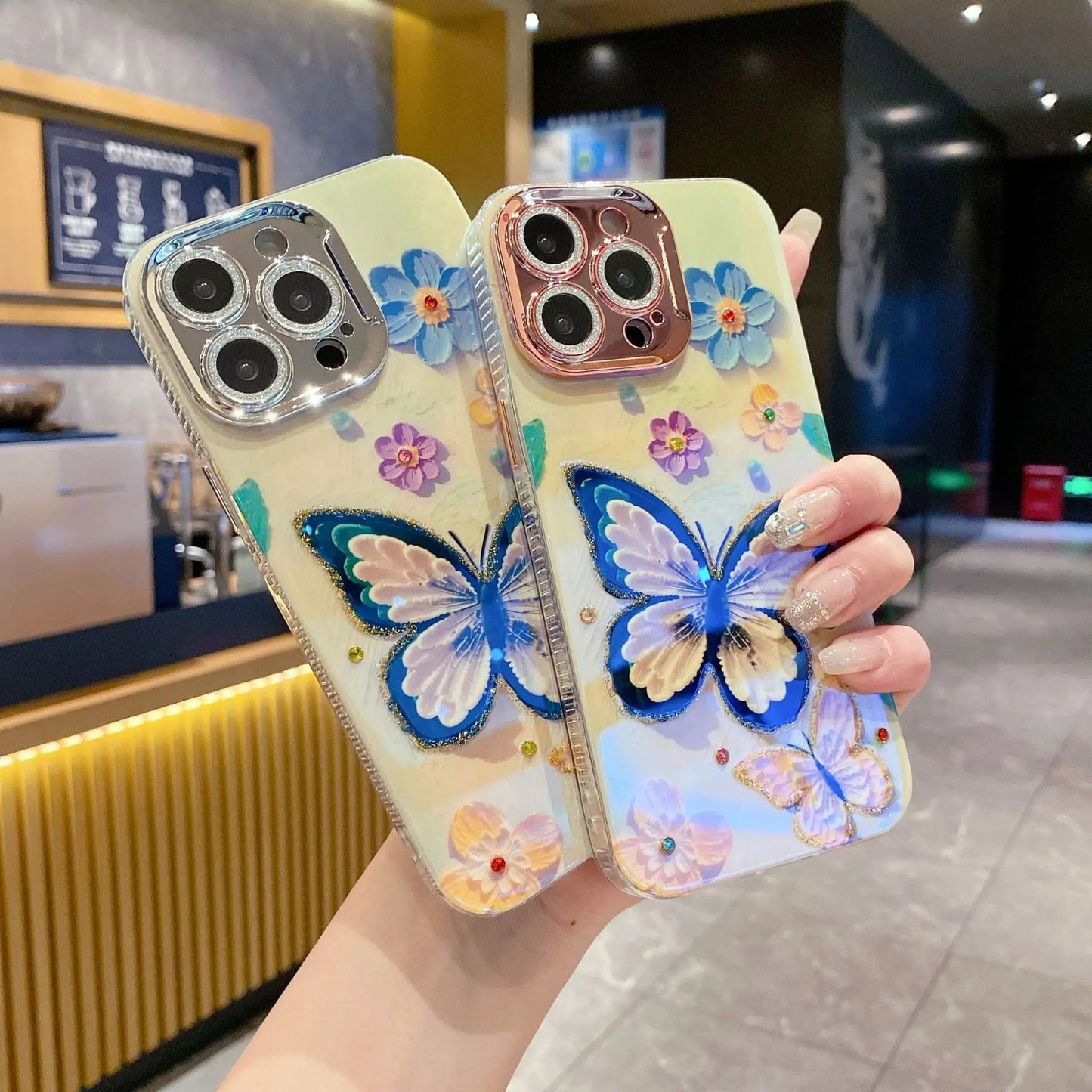 Butterfly Floral Case