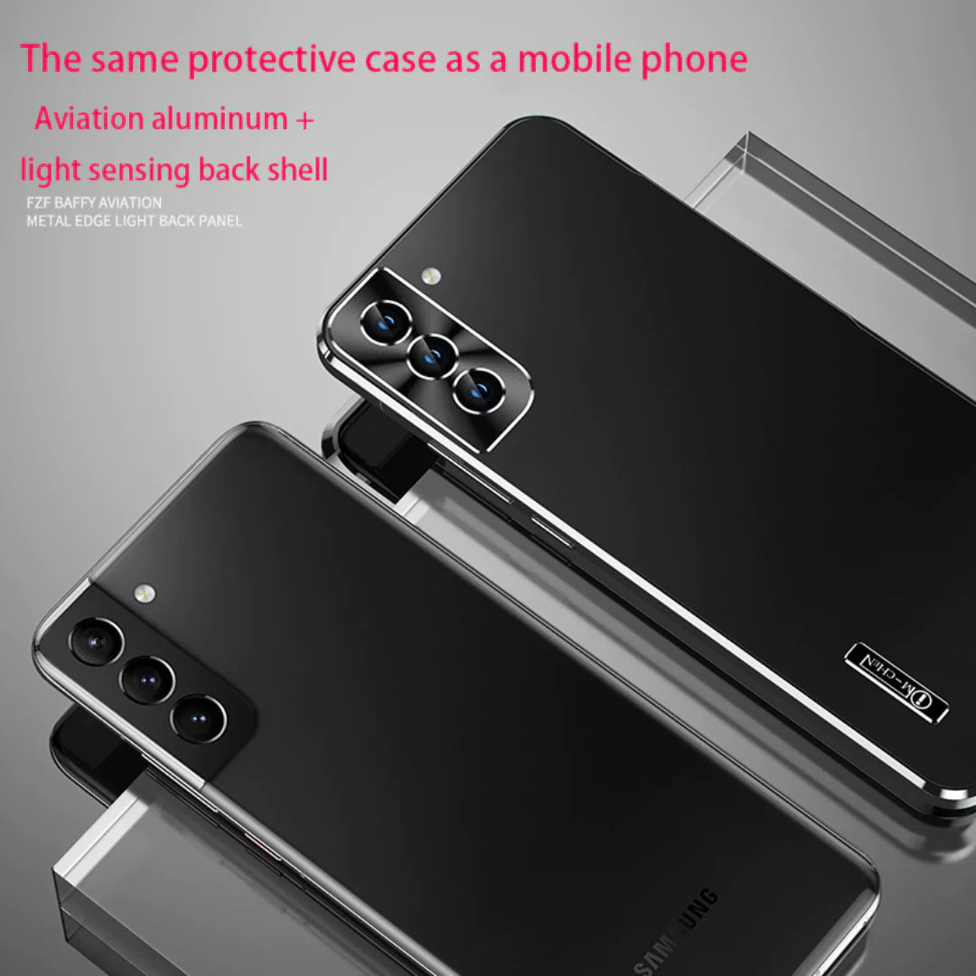 Galaxy S23 Ultra Luxury Metal Straight Edge Case