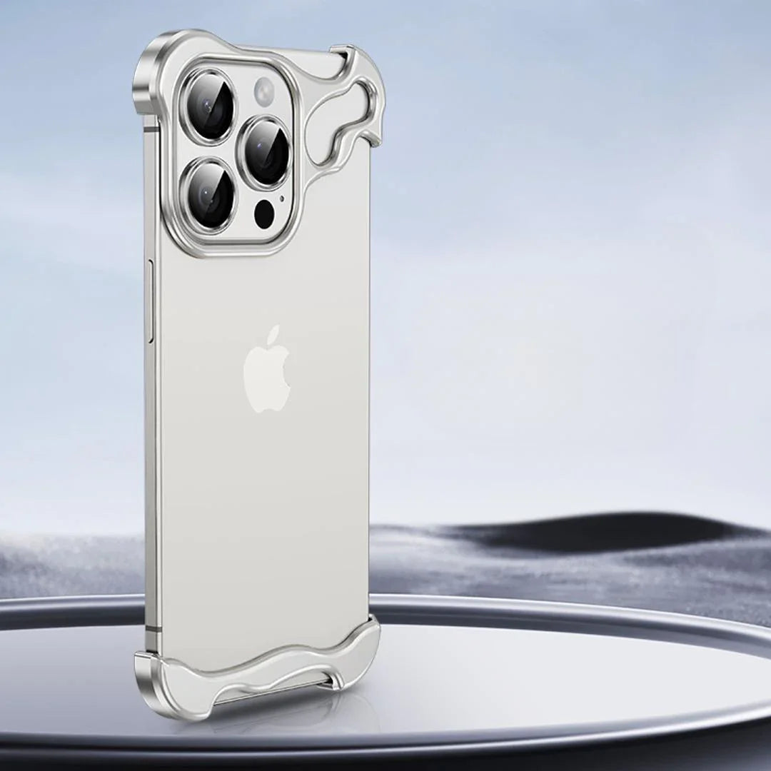 iPhone Series - Titanium Frame Luxury Bumper Case