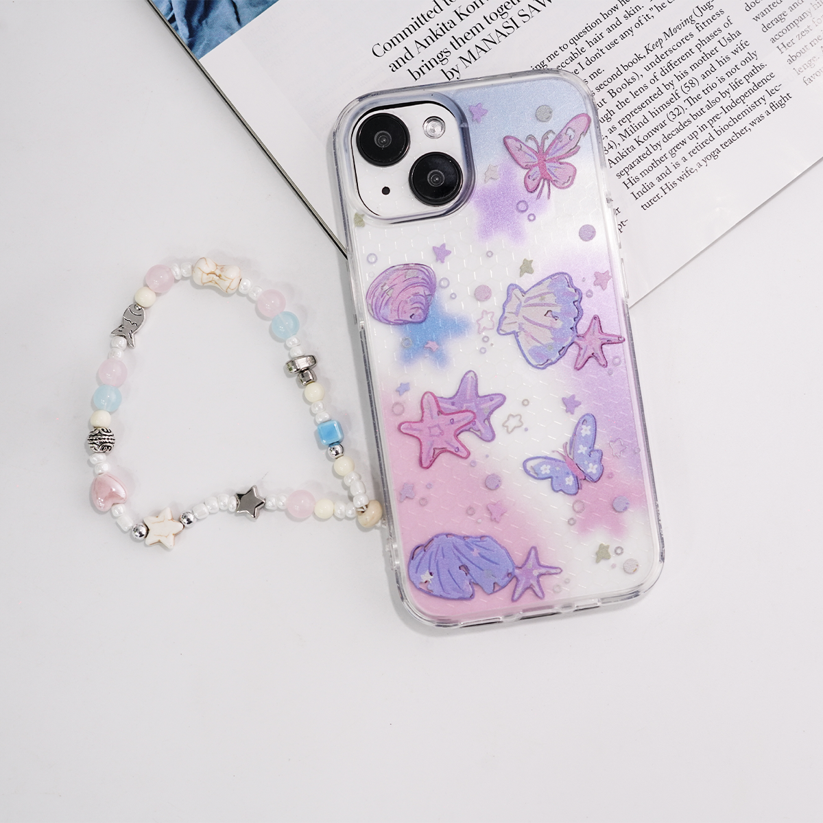 Ocean Dreams Case with Lanyard