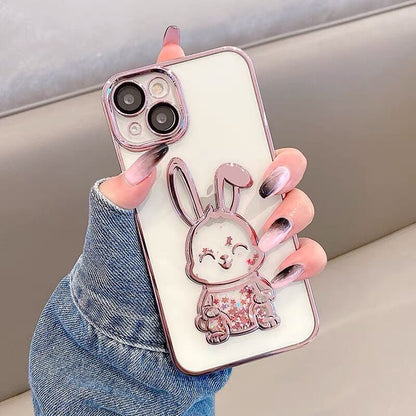 iPhone - Rabbit Liquid Sand Phone Case