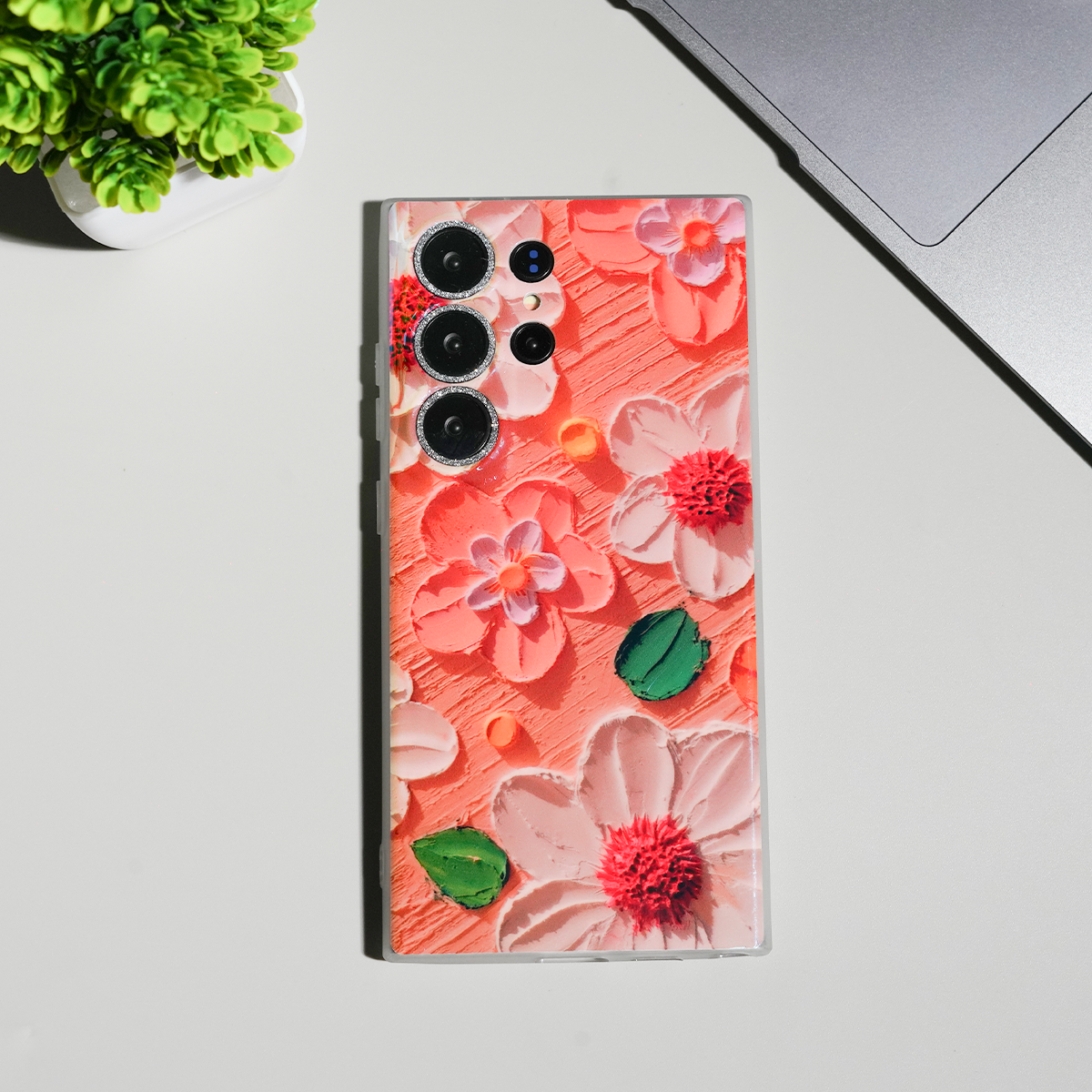 BloomGuard 3D Floral Case