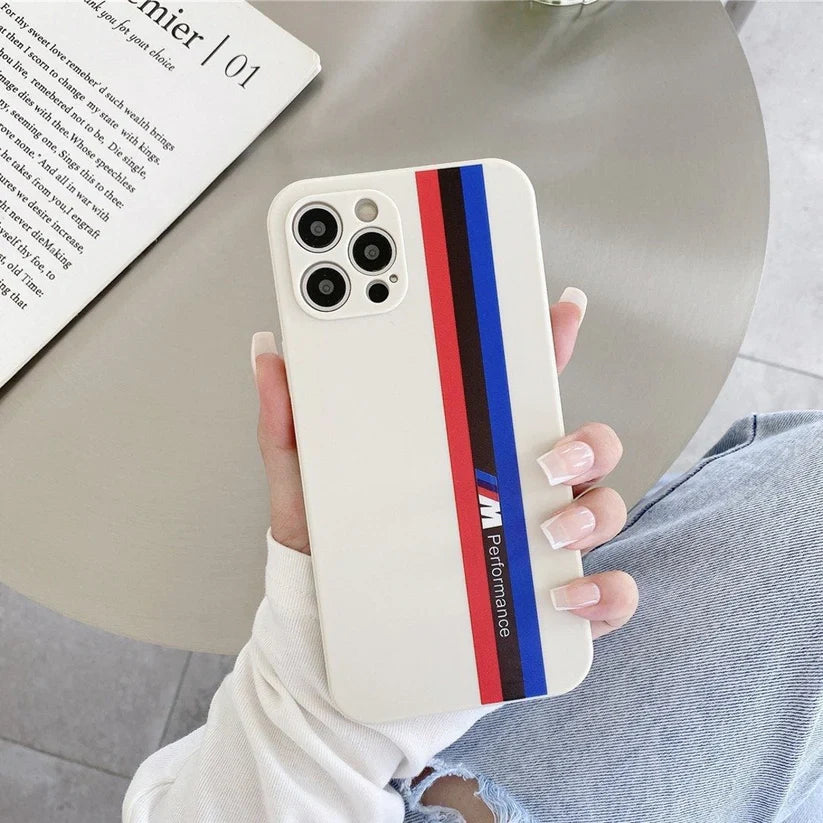 iPhone Series -Fashionable Silicone Straight Side Track Case