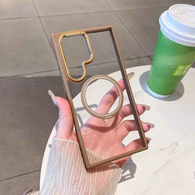 Royal Frame Transparent Case - Galaxy