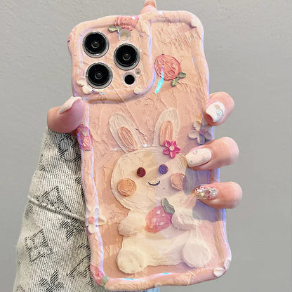 Twisted Frame Rabbit Case - iPhone